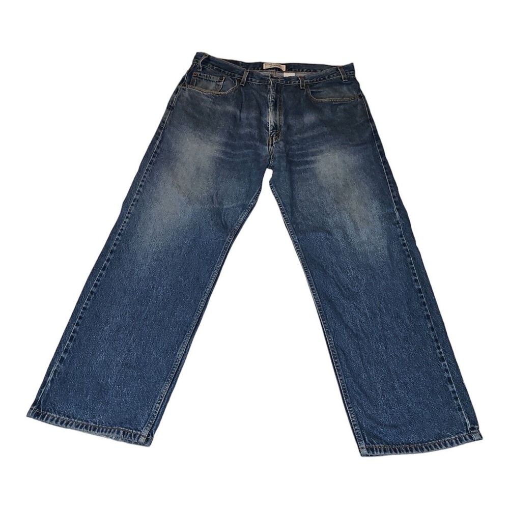 Vintage Levi's Strauss Jeans 38x30 Men's Loose Straight Blue Denim High Rise Y2K